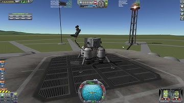 KSP - Robotic parts first test - Rover deployment