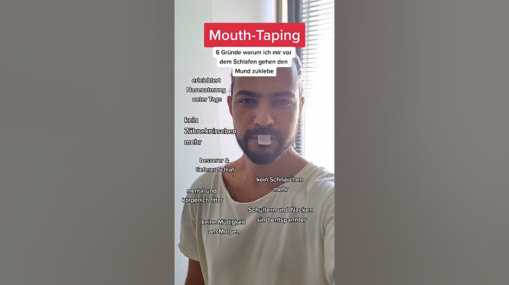Mouth-Taping! 7 Gründe warum ich mir vor dem Schlafen gehen den Mund zuklebe.