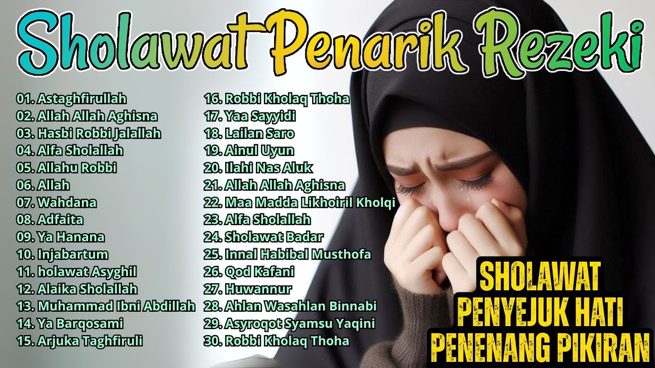 SHOLAWAT PENARIK REZEKI || ASTAGFIRULLAH, HASBI ROBBI JALALLAH || SHOLAWAT NABI MERDU TERBARU 2025