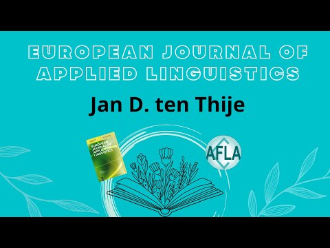 About European Journal of Applied Linguistics