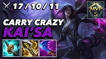 WILD RIFT KAISA : HARD CARRY INSANE IN PATCH 3.5 ? BROKEN DAMAGE - SEASON 7