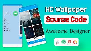 HD Wallpaper Source Code 2022 ||  Android Studio Project With Java - Firebase, OneSignal screenshot 2