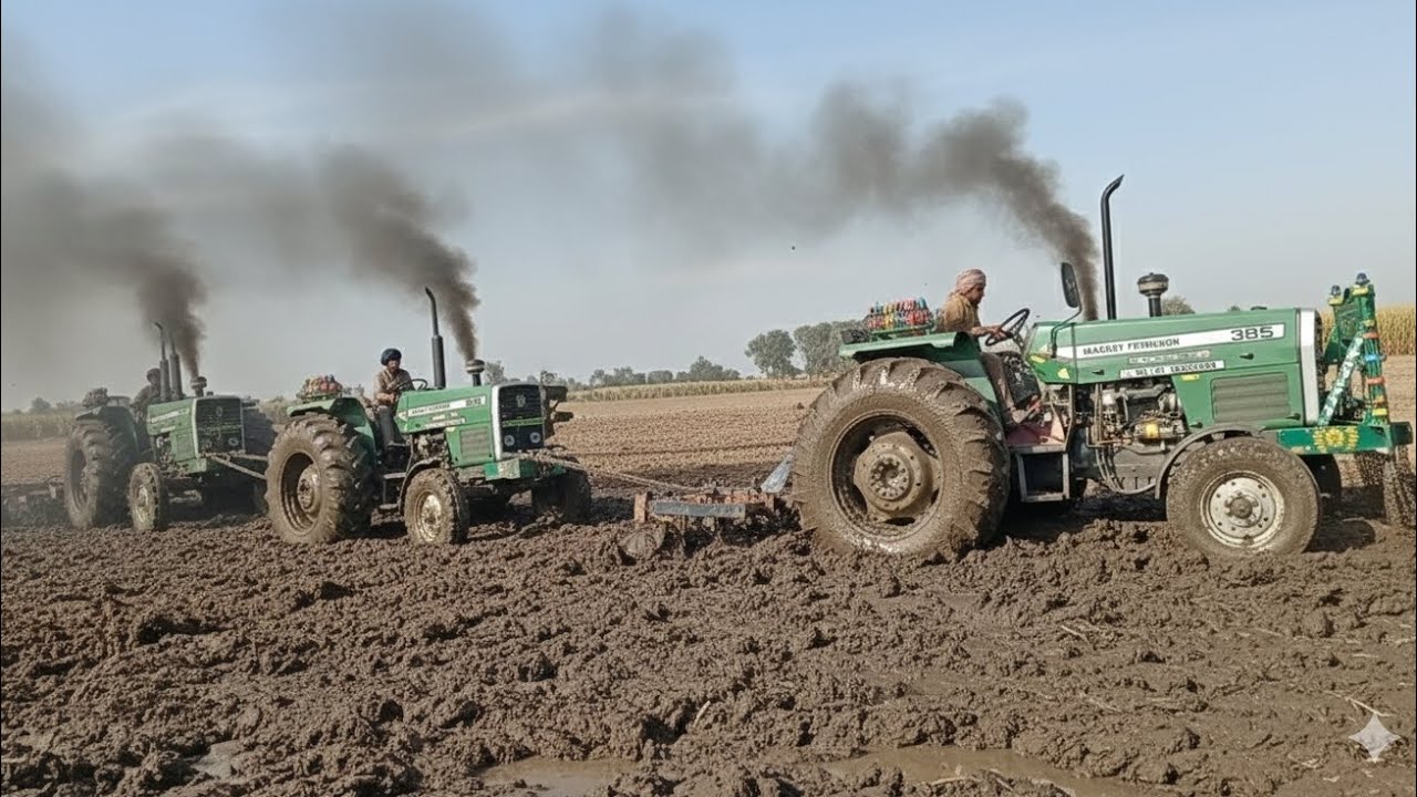 385 New model tractor very powerful engine and 100%handfull very powerful massive max power pump 😱😱🚜