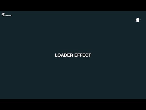 🔴 How to create a loading and loader effect  HTML, CSS   🔴