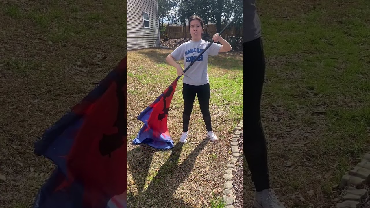 Cane Bay Colorgaurd Audition 2026: Flag choreography for Beginners