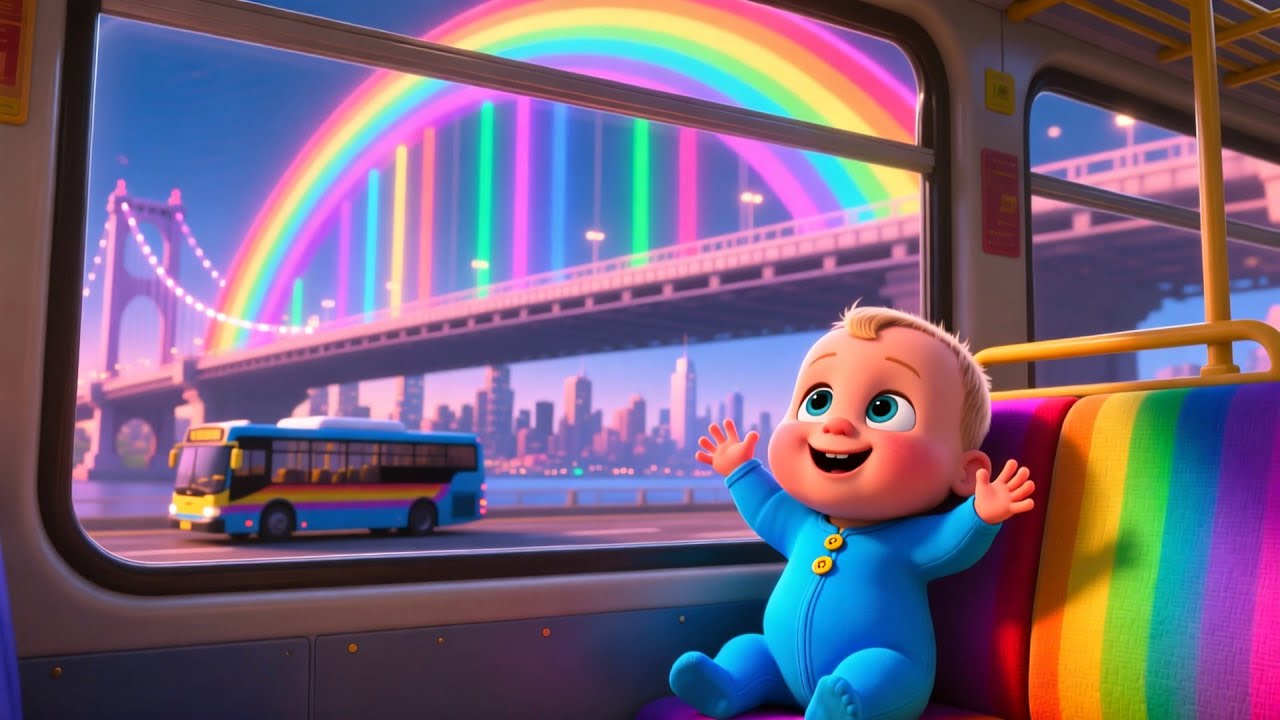 Beep Beep Bus Ride 🚌😊 | Kids Adventure Song | Learn Safe Travel & Fun