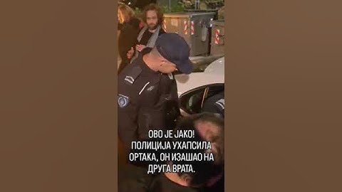 Policija hapsi čoveka koji posle izlazi na druga vrata | 08.04.2025.