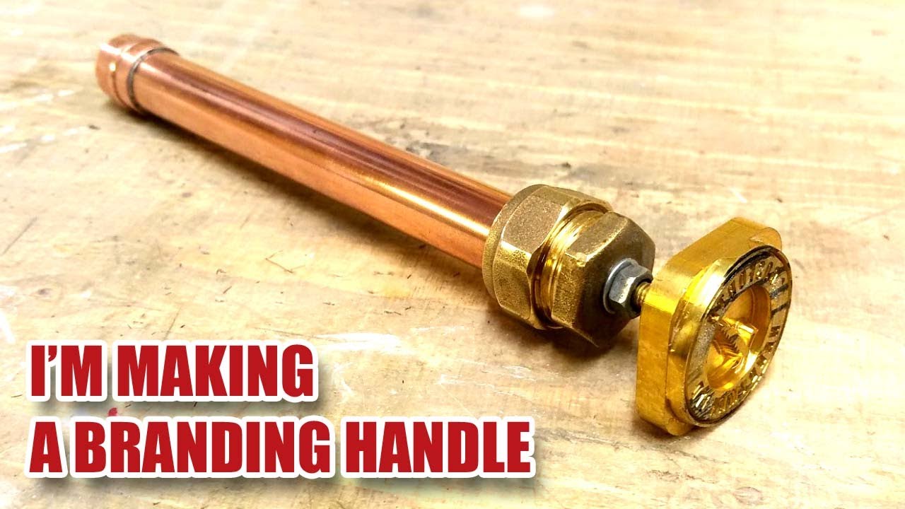 ⁣How to Make a Copper Branding Iron Handle