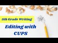 Editing and Revising Techniques Quiz