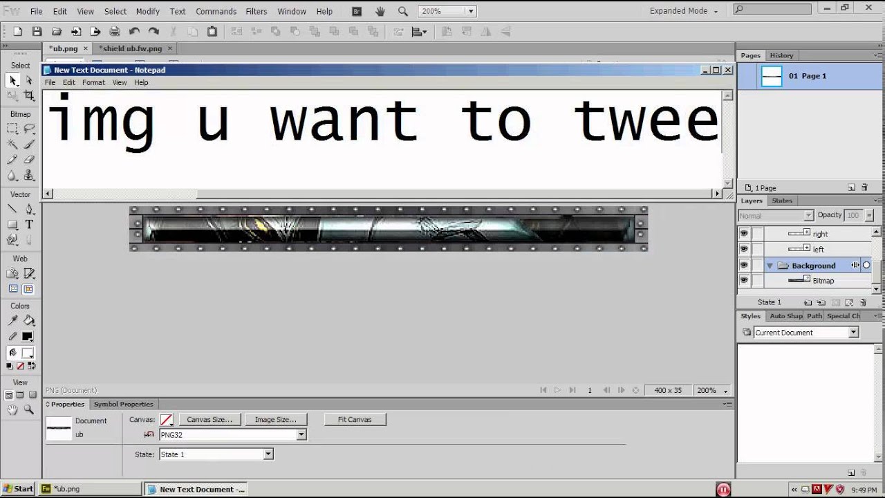 Fireworks cs6 tutorial