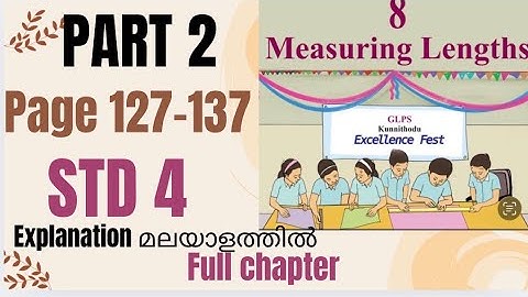 MEASURING LENGTHS |STD4 |full chapter|part2|maths|schoollessons