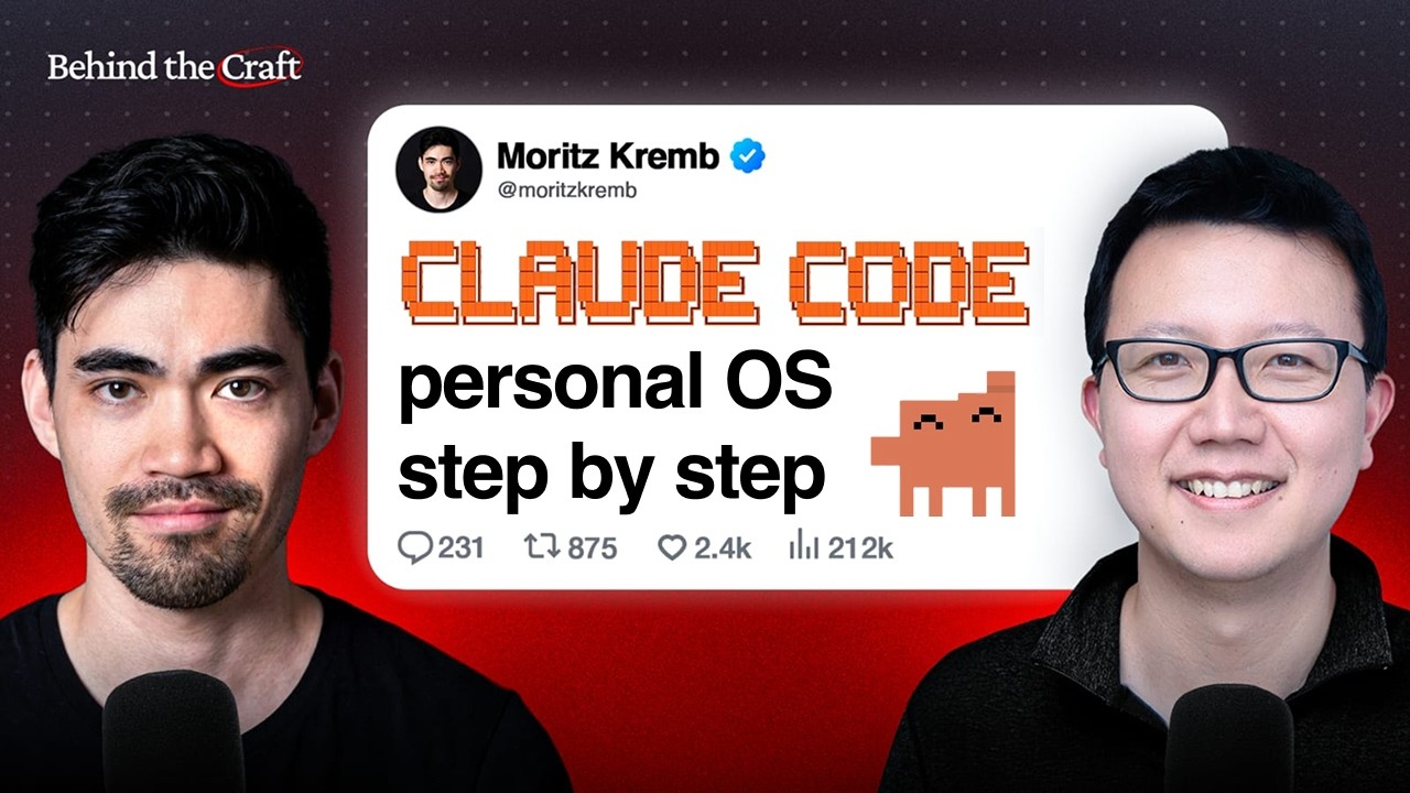Build a Claude Code Personal OS Step by Step in 40 Minutes | Moritz Kremb