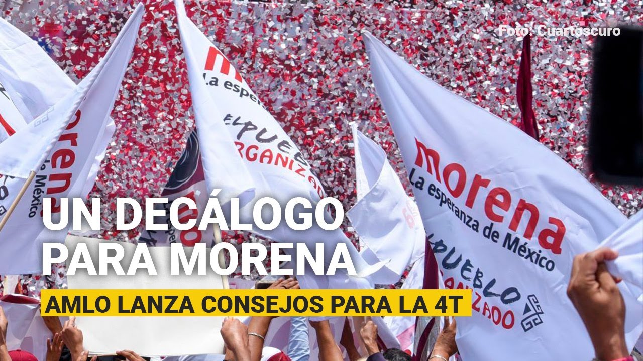 AMLO lanza consejos, regaños y reglas para las internas en la 4T - YouTube