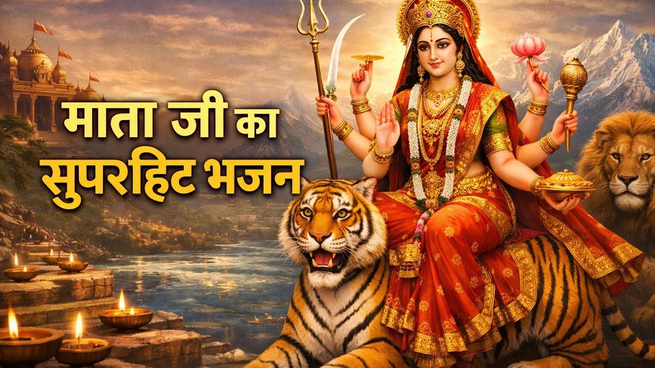 जय माता दी 🙏 | शेरों वाली माँ का भावपूर्ण भजन | तेरे चरणों में ही मेरा संसार | 