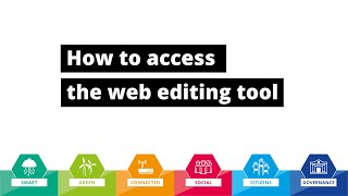 Full Web admin tutorial: How to access the web editing tool Update