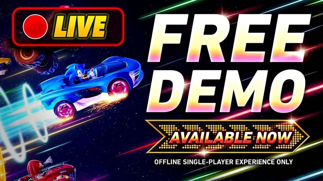 Sonic Racing: CrossWorlds Demo LIVESTREAM