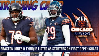 Bears Release First Unofficial Depth Chart | Braxton Jones Still Listed As Starting LT