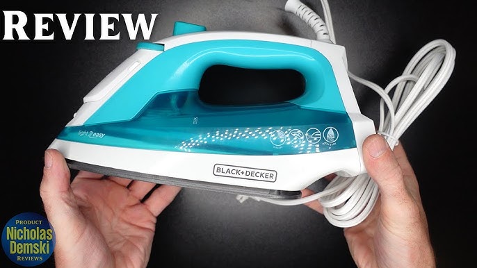 Black And Decker Easy Steam Compact Iron Use & Review 