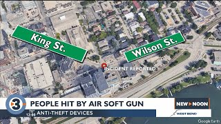 Multiple people hit with air soft gun pellets while walking downtown, police say screenshot 5