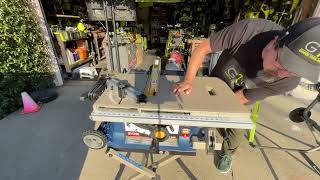 Ryobi Table Saw Comparison - BTS21 & BTS23
