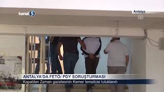 Antalyada Fetö Pdy Soruşturmasi