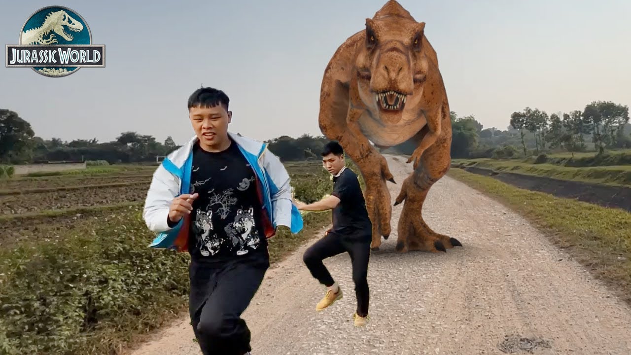 Most Realistic Dinosaur T-rex Chase All Parts| Jurassic World Dominion | Dinosaur Video | TNAction