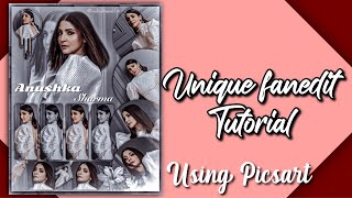Unique Fanedit Tutorial::❤️🦋 || Using Picsart ||