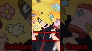 Gaara Vs Deidara Intense Sky Battle Over The Hidden Sand