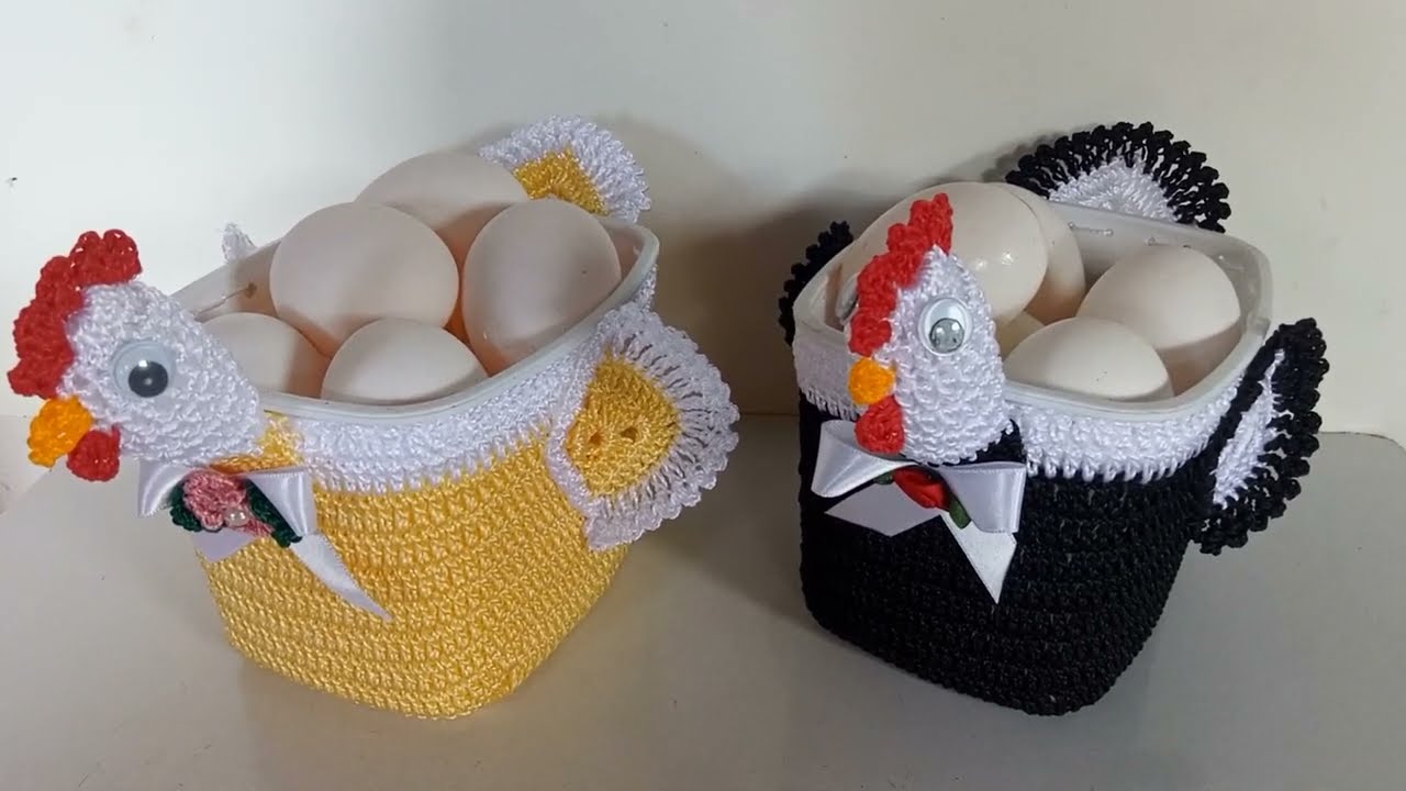 GALINHA PORTA OVO RECICLANDO POTE DE MARGARINA | PASSO A PASSO - Valdenete crochê artes e reciclagem
