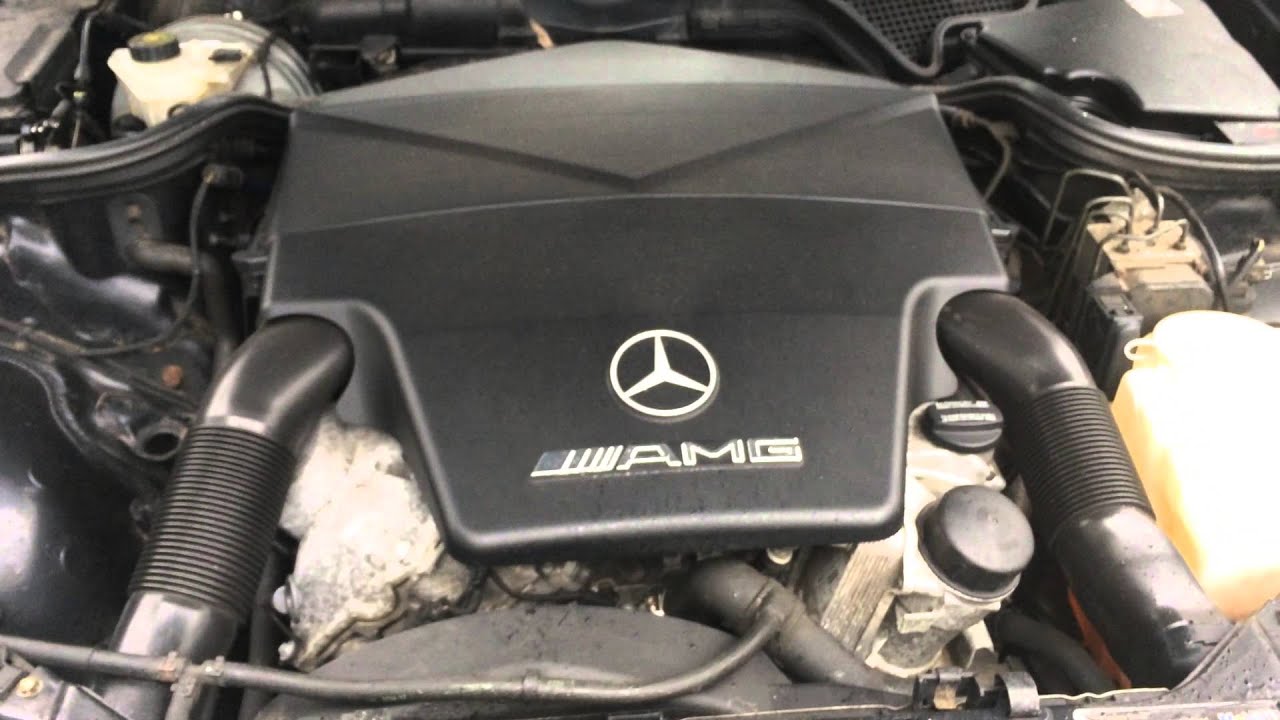 Mercedes W210 E55 engine startup YouTube