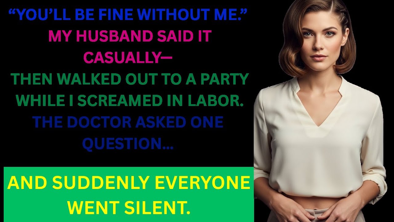 My Husband Went to a Party While I Gave Birth, The Doctor’s News Stunned Him