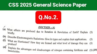 CSS 2025 General Science and Ability Paper Solved| CSS General Science and Ability Paper Solved 2025
