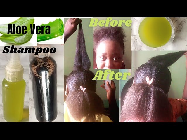 How To Make Aloe Vera Shampoo For Rapid Hair Growth/Diy 2 Ingredients  Shampoo For Dry, Damaged Hair