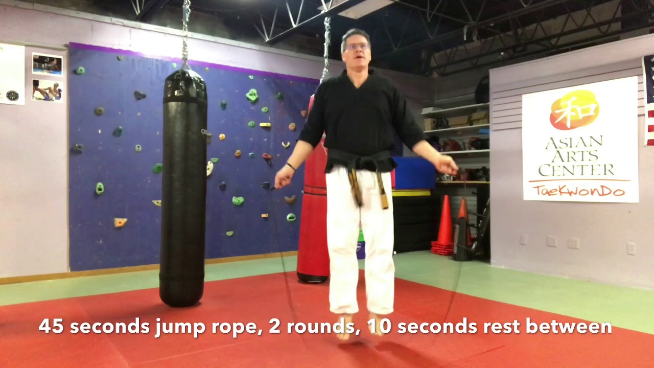 JUMP ROPE PLUS BODYWEIGHT WORKOUT FOR MARTIAL ARTS SPEED AND STRENGTH