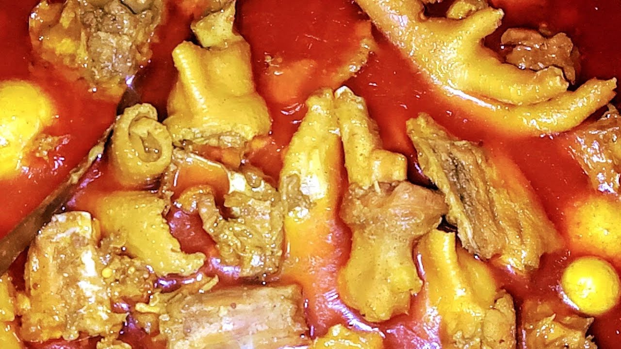 গ্রামবাংলার কক মুরগির চামড়া-পা ভুনা | Chicken Skin & Leg Curry