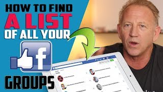 How To Find A List Of All Your Facebook Groups On Your Fan Page?