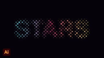 Color Halftone Text Effect In Adobe Illustrator cc 2021 | Tutorial