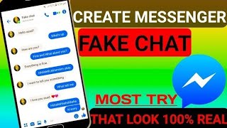 How To Make  Fake   Messenger  Chat In 2022 Hindi-Urdu /by Unique Facts    # massengar# fake chat# screenshot 4