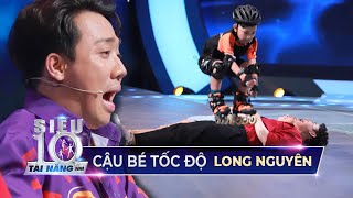 'Siêu nhí tốc độ' Long Nguyên gây 'thót tim' Trấn Thành, Trúc Nhân l Siêu Tài Năng Nhí