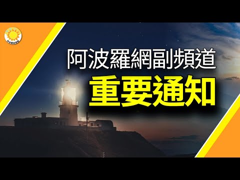 阿波罗网副频道重要通告