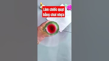 làm chiếc quạt bằng chai nhựa đơn giản #shorts #diy