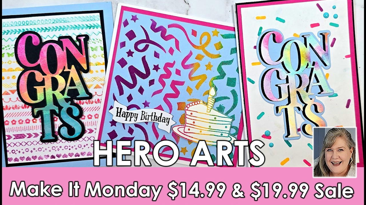 Exclusive Make It Monday $14.99 & $19.99  Bundle from Hero Arts is an amazing deal.