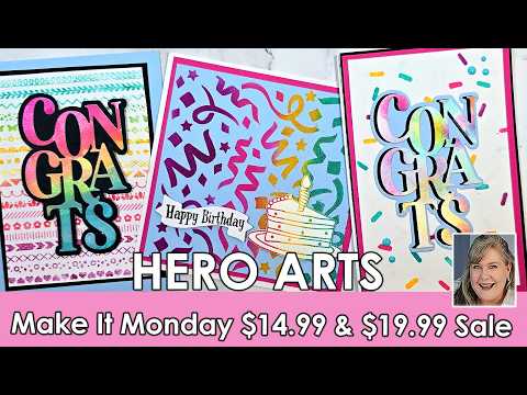 Exclusive Make It Monday $14.99 & $19.99 Bundle from Hero Arts is an amazing deal.