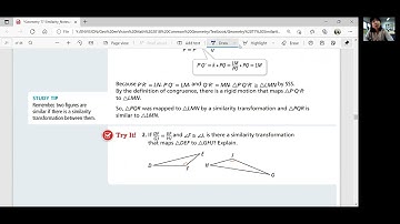 EnVision Geometry 7-3: Proving Triangles Similar