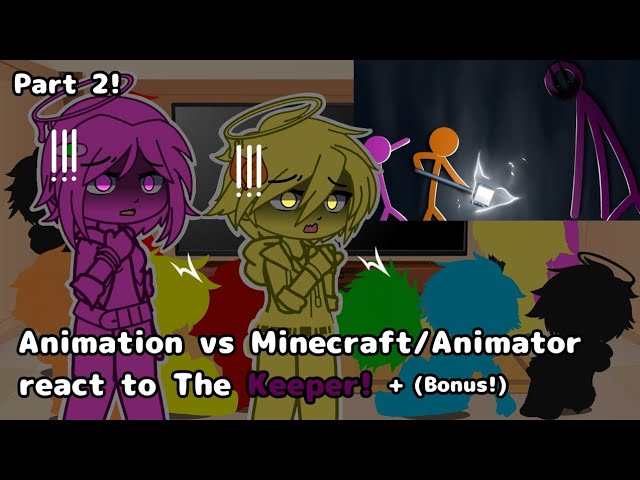 Reacting to the ORIGINAL Animation vs Minecraft (CREATIVE MODE!) 