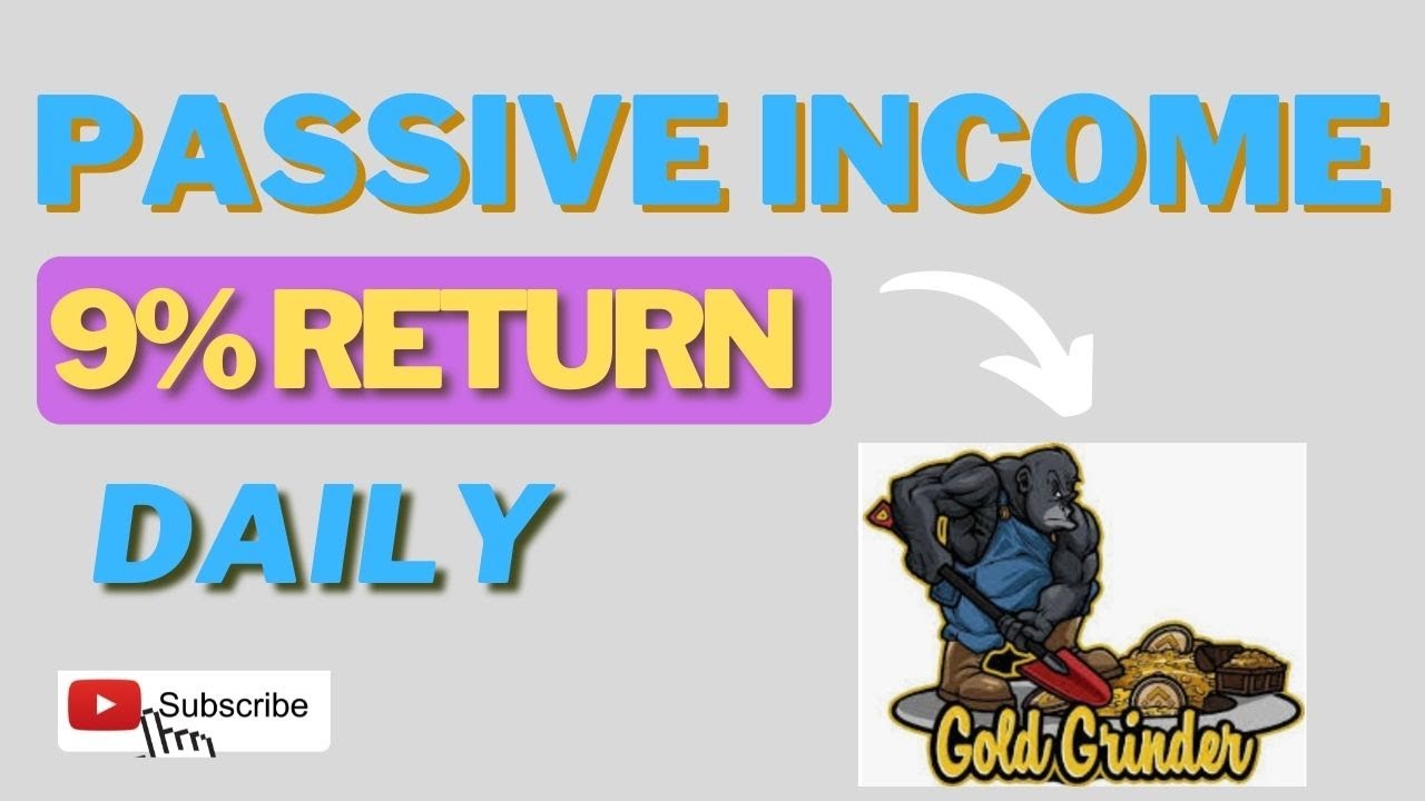 GOLD GRINDER! EARN 9% RETURN DAILY! DEFI PROJECT!