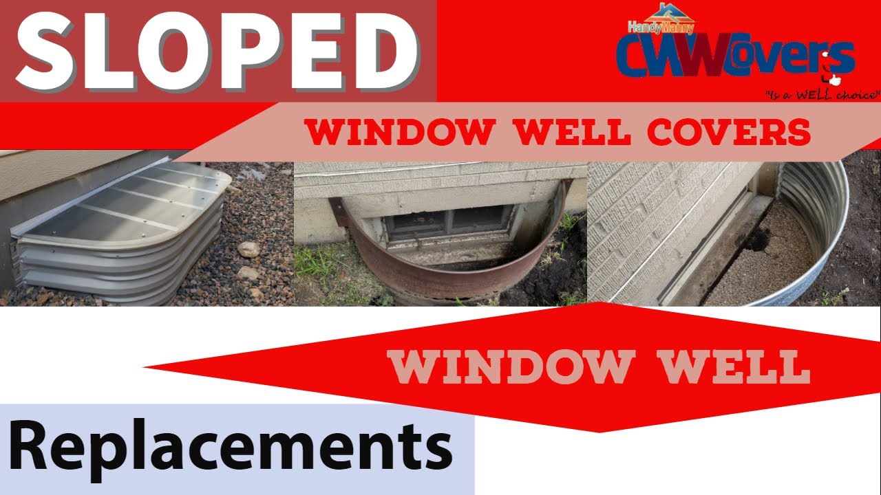Chicago Sloped Window Well Covers and Window Well Replacement By HandyManny Window Well Covers