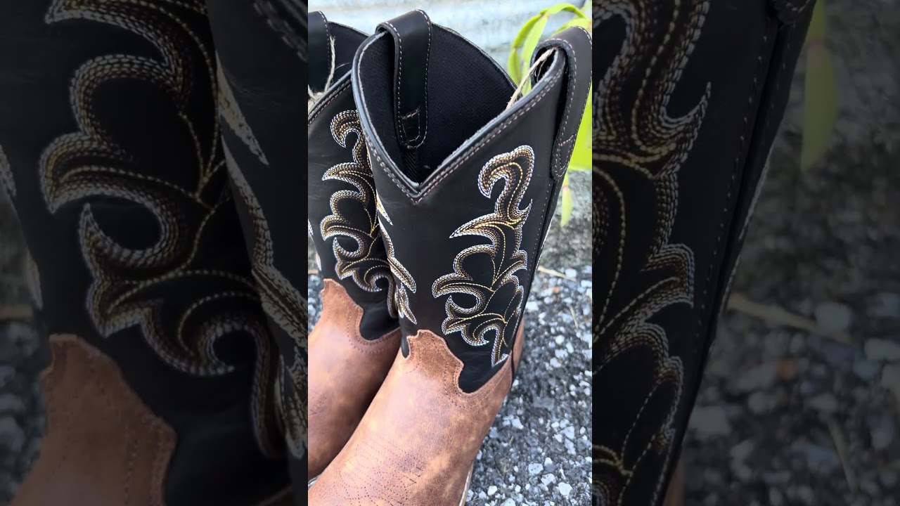 Roper Youth Tan and Black Gabriel Boot