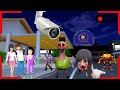 Panicked CCTV Recorded HAMOOD HABIBI S Ghost In Front Of The House Sakura School Simulator Horror 