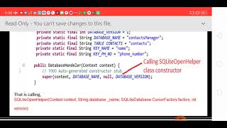 Sqlite with Android (part2)